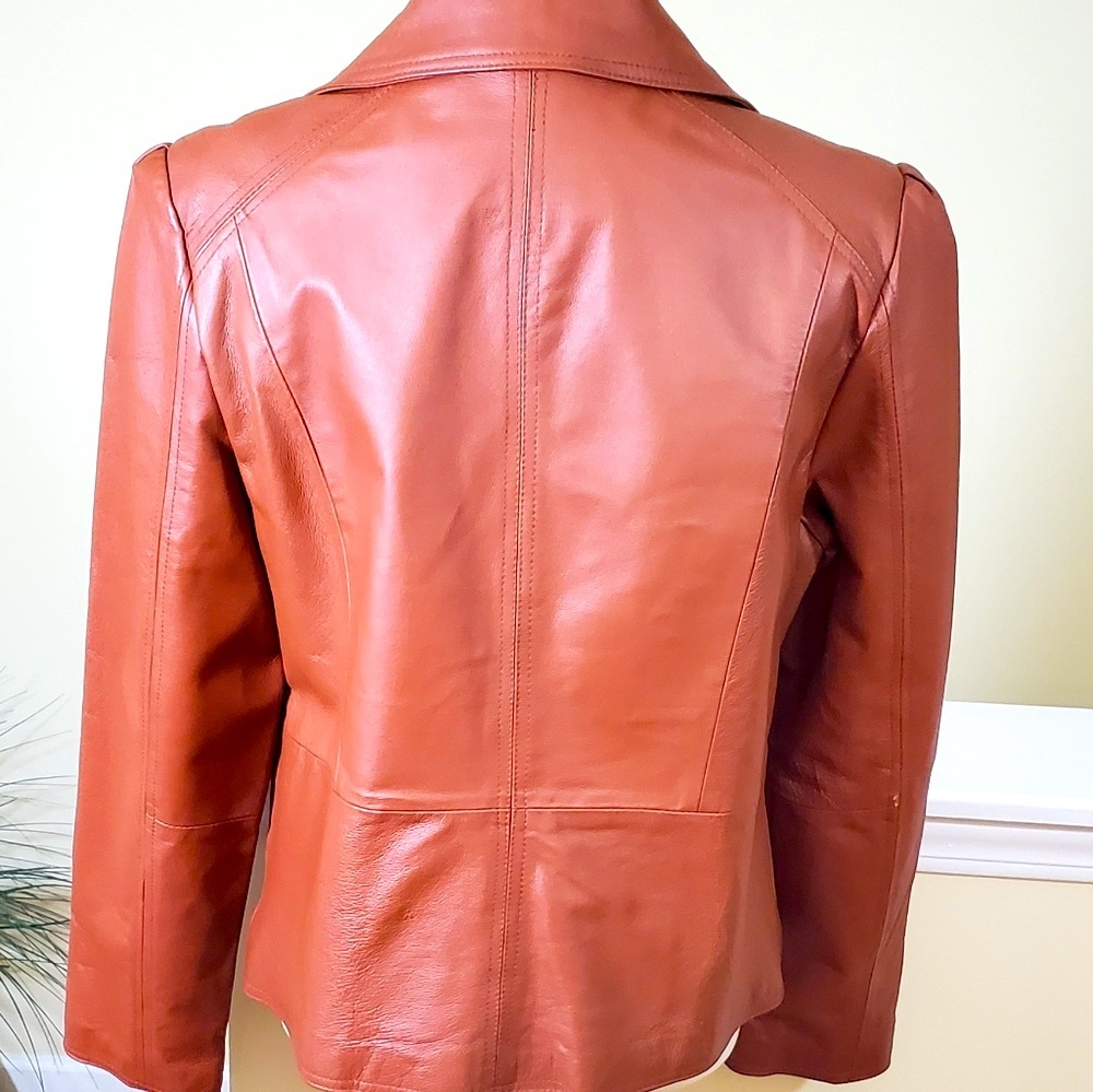 Kim Rogers Leather Blazer - Picture 5 of 8
